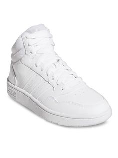 Кеды женские Adidas Hoops 3.0 Mid GW5457 белые 39 1/3 EU