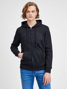 Толстовка мужская GAP 499917-06 черная XS