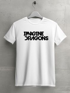 Футболка мужская HYPNOTICA музыка Imagine Dragons - 1648 белая 2XL