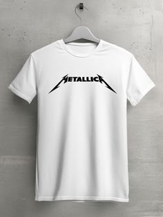 Футболка мужская HYPNOTICA музыка Metallica - 1501 белая 2XL