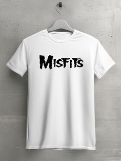 Футболка мужская HYPNOTICA музыка Misfits - 1572 белая 2XL