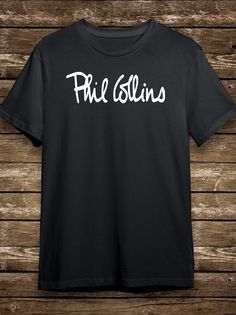 Футболка мужская HYPNOTICA музыка Phil Collins - 1623 черная 3XL