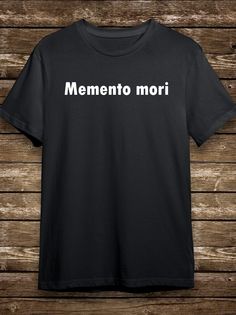 Футболка мужская HYPNOTICA Надписи memento mori - 94 черная 3XL