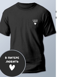 Футболка мужская HYPNOTICA Петербург - 2608 черная 3XL