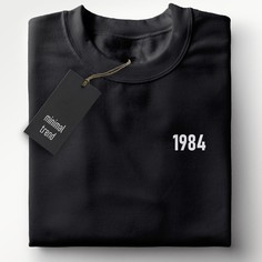 Футболка мужская HYPNOTICA джордж оруэлл 1984 - 1117 черная 3XL