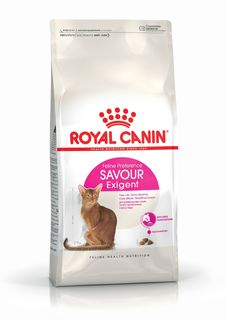 Сухой корм для кошек ROYAL CANIN SAVOR EXIGENT для привередливых, 12шт по 0,4кг