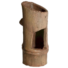 Грот для аквариума ZooExpress ББУ3 иж бамбук укороченный малый, 22х4,5х4,5см