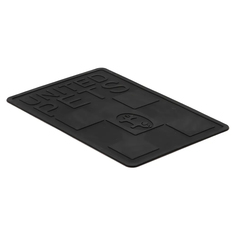 Коврик под миску для животных United Pets Mustafa черный, 45х30 см