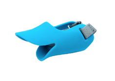 Намордник для собак JUL&AX, для мелких пород, синий, силикон, размер S