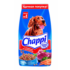 Сухой корм для собак Chappi Сытный мясной обед, говядина по-домашнему, 15 кг