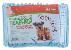 Одноразовые пеленки Пижон впитывающие, 60x40 см, 30 шт