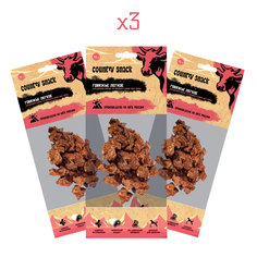 Лакомство для собак Country snack, Говяжье легкое, 3 шт по 70 г