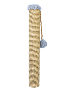 Сменный столбик Chauzi когтеточка для кошки с игрушкой высота 52 см, серый