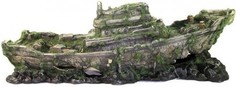 Декорация для аквариума Deksi Корабль 556, пластик, 85х28х32 см