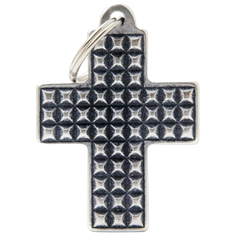 Медальон на ошейник Крест Стадс CR01CBOB адресник большой No Brand