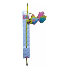 Игрушка для кошек Рыбки удочка-дразнилка, 55см No Brand