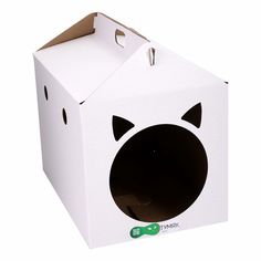 Домик для кошек Тумяу Kubik 35 х 35 х 50 см картон