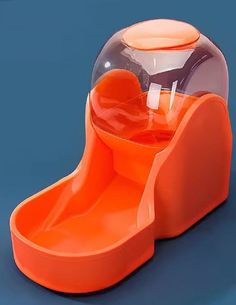 Автокормушка для животных COSY оранжевая, пластик, 2 л, 35х28х17 см