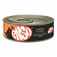 Влажный корм Enso паштет с индейкой и тыквой для кошек 100 г ЭНСО