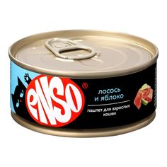 Влажный корм Enso паштет с лососем и яблоком для кошек 100 г х 24 шт ЭНСО