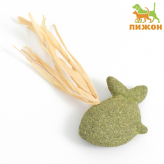 Игрушка для кошек из прессованной кошачьей мяты "Дельфин", 7 см Пижон