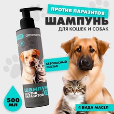 Шампунь репелентный для кошек и собак 500 мл Groomroom