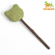 Игрушка для кошек из кошачьей мяты "Киса" на палочке из мататаби, 13 см Пижон