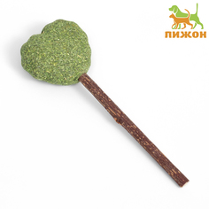 Игрушка для кошек из кошачьей мяты "Сердце" на палочке из мататаби, 13 см Пижон