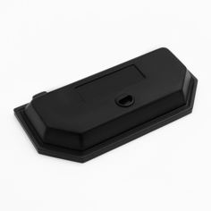 Крышка для аквариума Пижон Панорамный, черная, пластик, 50 л, 2xЕ14, 56х26 см