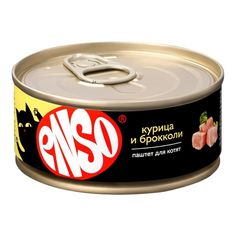 Влажный корм Enso паштет с курицей и брокколи для котят 100 г ЭНСО