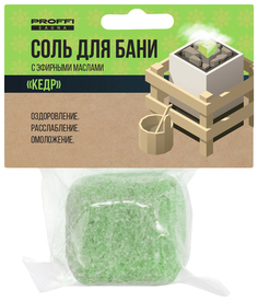 Соль для бани Proffi PS0549 с маслом кедра