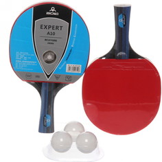 Набор для игры в настольный теннис Expert A10 ракетка 2 шт., шарик 3 шт Sportage