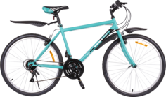 Велосипед спортивный Life 26" бирюзово-черный No Brand
