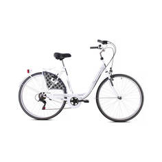 Велосипед CAPRIOLO CITY DIANA STEEL 28 1 X 6, STEEL 18 белый 2024