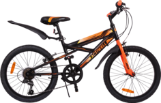 Велосипед Actiwell Junior 20" черно-оранжевый