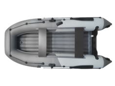 Надувная лодка НДНД Grouper 335, серо-графитовый
