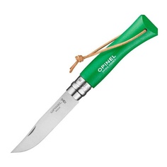 Нож Opinel №7 Trekking нержавеющая сталь, зеленый, 002210