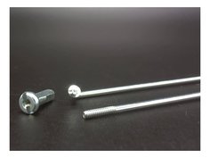Спицы оцинкованные 2,0мм 14GX294мм с ниппелями 1/2", 144 шт. TBS