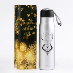 Термос "Мастер К. Кролик", 600 мл, сохраняет тепло 10 ч, 26 х 7 см