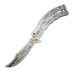 Тренировочный нож Datum Plane cs Balisong белый