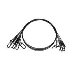 Поводки Контакт СТАЛЬ 1 х 7, 9.5кг 25см (5шт)