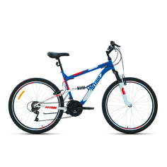 Велосипед Altair MTB FS 26 1.0 2020 18" синий/красный