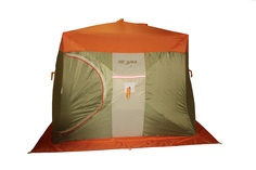 Туристическая палатка Митек Нельма Куб 3 оранжевый/хаки