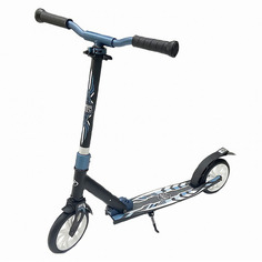 Городской самокат TT JOGGER 180 (2021) чёрно-синий 1/4 Tech Team