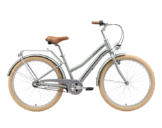 Велосипед Stark Comfort Lady 3 Speed 2022 16" серебристый/серый