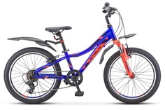 Велосипед Stels Pilot 260 Gent 20 V010, год 2021, цвет Синий-Красный