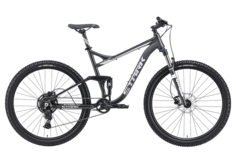 Велосипед Stark24 Tactic FS 29.4 HD, рост 22 серый матовый/серебристый металлик 2024 год