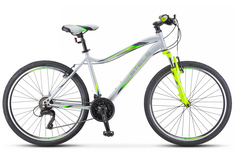 Велосипед STELS MISS-5000 V 26, колесо 26, рост 18, сезон 2023-2024, серебристый