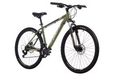 Велосипед FOXX 27.5" CAIMAN зеленый, 18" 2024