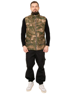 Жилет рабочий, тактический камуфляжный Batkovski р.58-60, мох